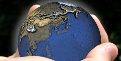 Earth in hand